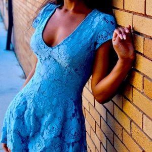 Beautiful light blue small romper